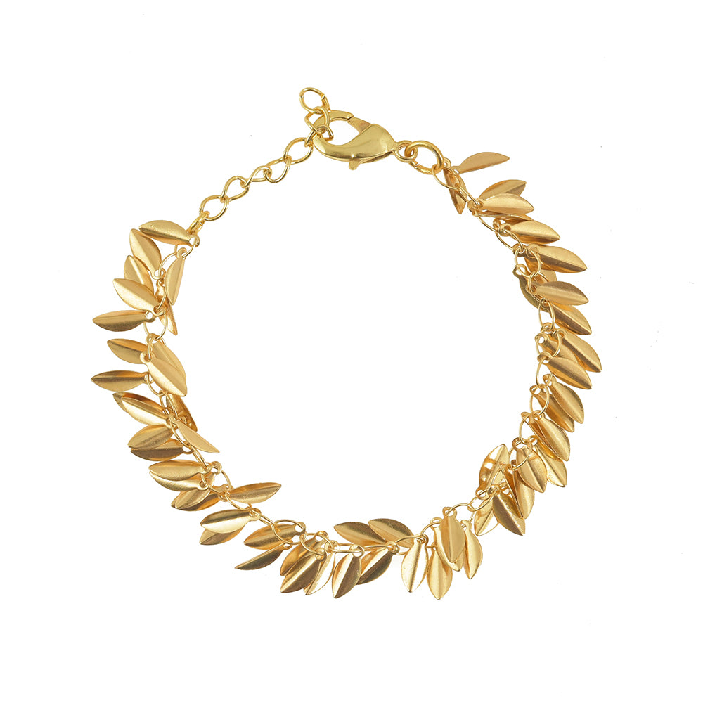 Gouden Blaadjes Armband