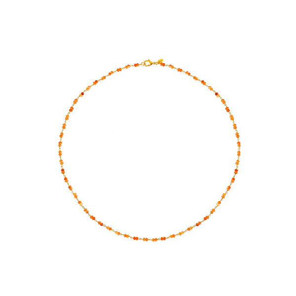 Kettel Edelstenen Ketting Kort