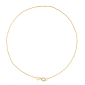 gouden balletjes ketting lang