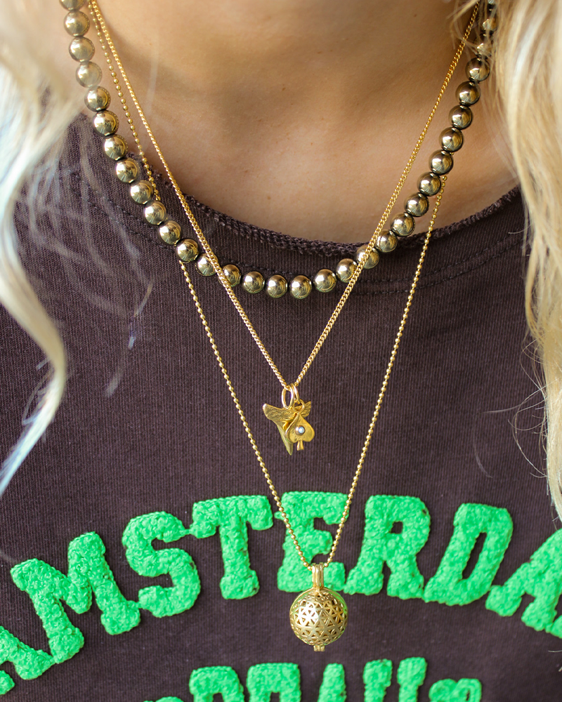 Light Brown Agate Necklace
