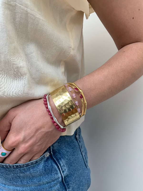 Robijn Bangle Goud Edelsteen