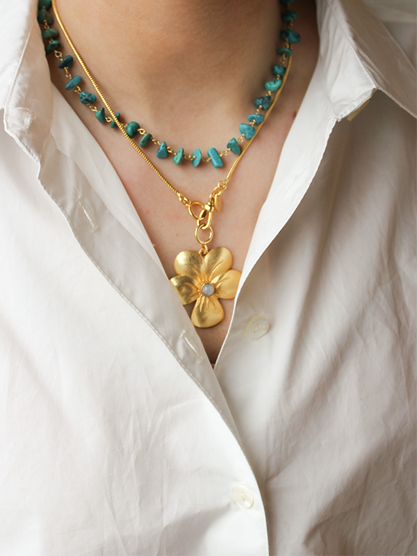 slangen ketting goud