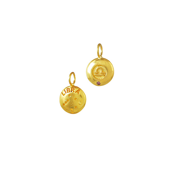 Sterrenbeeld Weegschaal Gouden Bedel