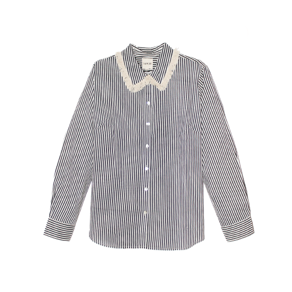 Zwart Wit Gestreepte Blouse
