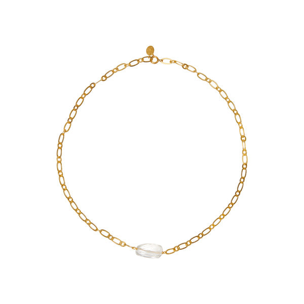 Geboortesteen Ketting Kristal April