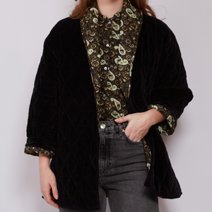 Sonal Kimono Black / Paisly Reversible 