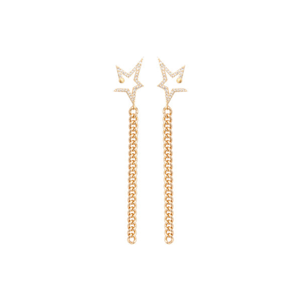 Ketting Oorbellen Ster Stud