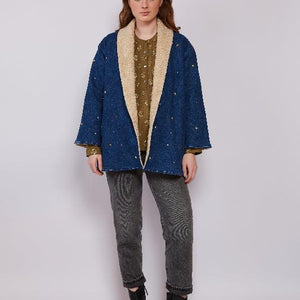 Denim Kimono with Studs