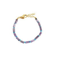 Amethist Staafjes Edelstenen Armband