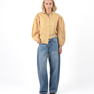 Ankita Ballon Blouse Geel