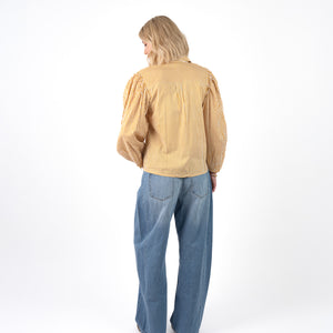 Ankita Ballon Blouse Geel