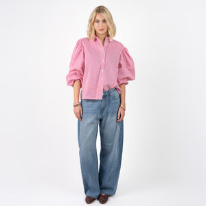 Ankita Ballon Blouse Roze