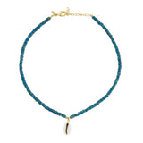 Apatiet Edelstenen Ketting Schelp