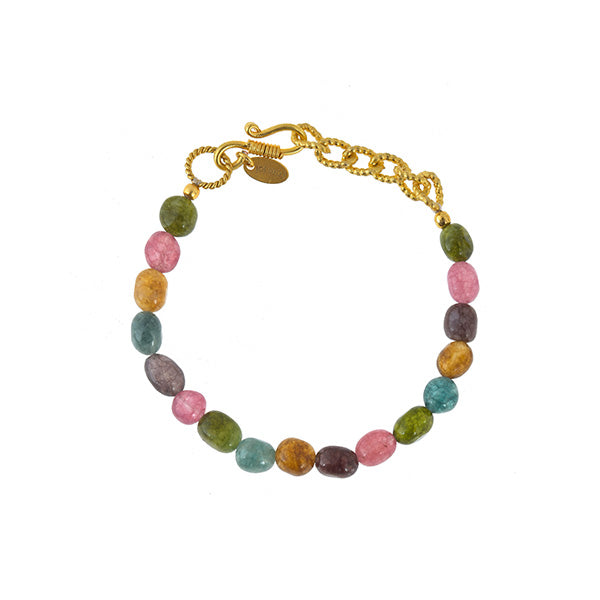 Multicolor Jade Stone Bracelet