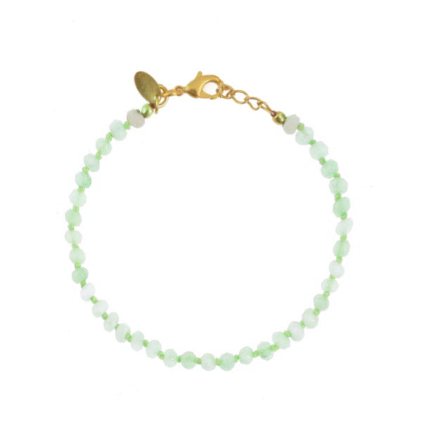 Handgeknoopte Armband Groene Jade