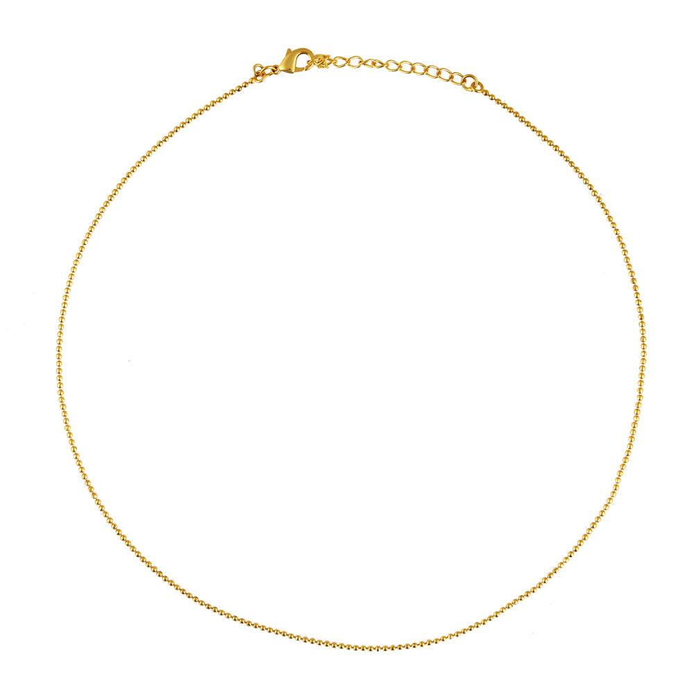 Basic Gouden Ketting Balletjes