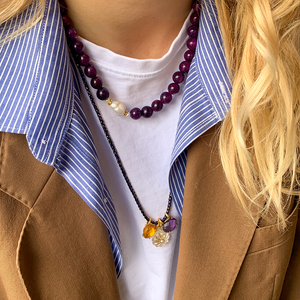 Blauw_koordje_paarse_jade ketting