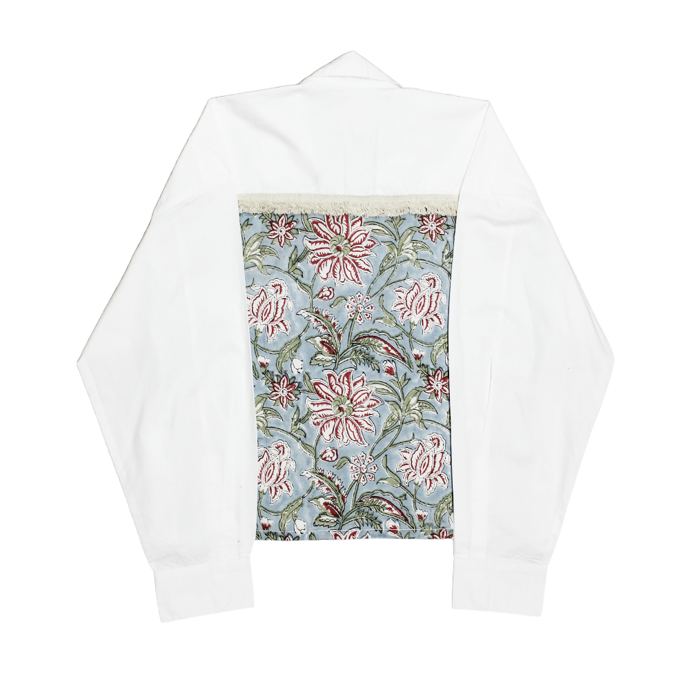 Rania Poplin Blouse Light Blue