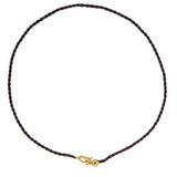 Bruin Koord Ketting met Slot