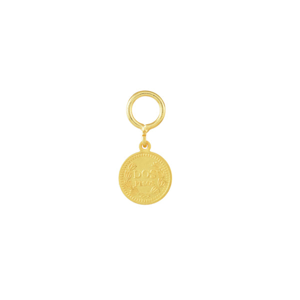 Mini Gold Coin Charm