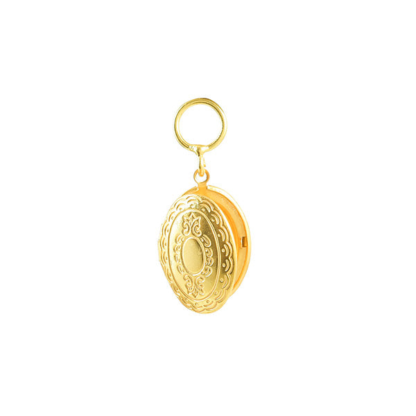 Gold Oval Medaillon Locket