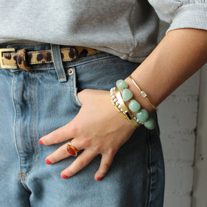 Carneool lippen ring