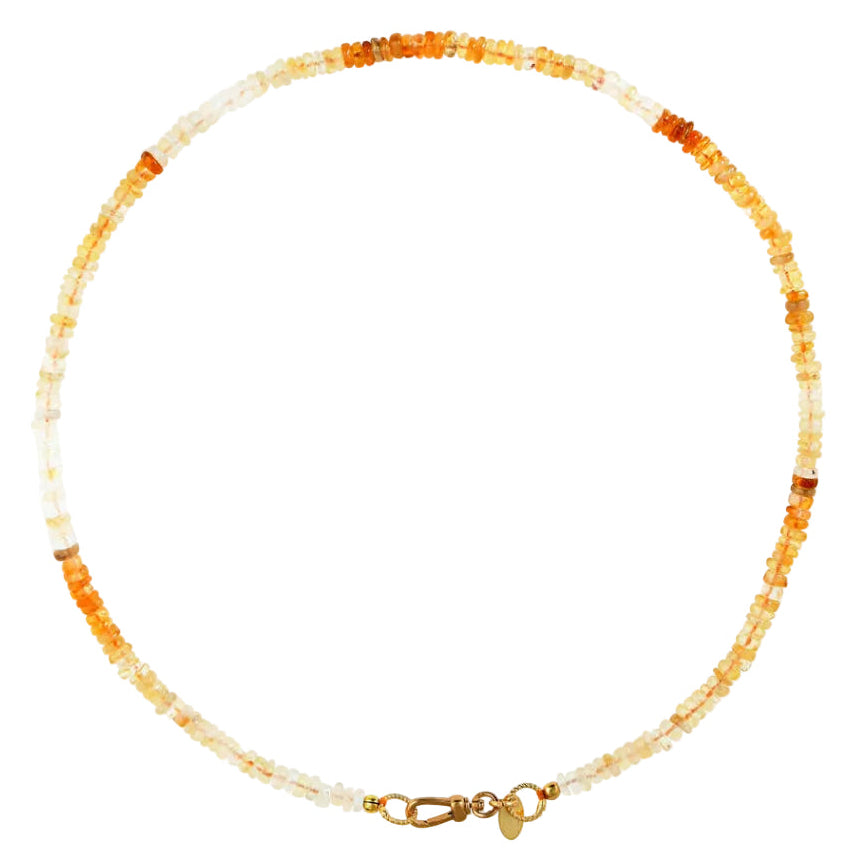 Citrine Edelstenen Ketting