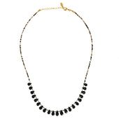 Druppel Edelstenen Ketting Zwarte Onyx