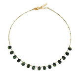 Druppel Ketting Groene Aventurijn