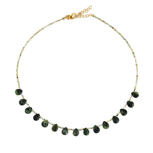 Druppel Ketting Groene Aventurijn