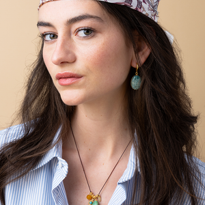 Edelsteen Oorbellen Amazoniet