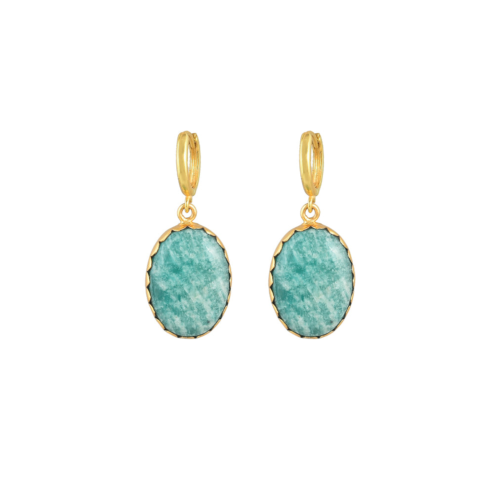 Edelsteen Oorbellen Amazoniet