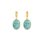 Edelsteen Oorbellen Amazoniet