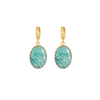 Edelsteen Oorbellen Amazoniet