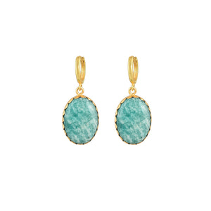 Edelsteen Oorbellen Amazoniet