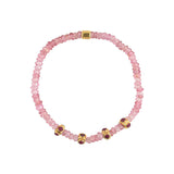 Edelstenen Armband Roze toermalijn