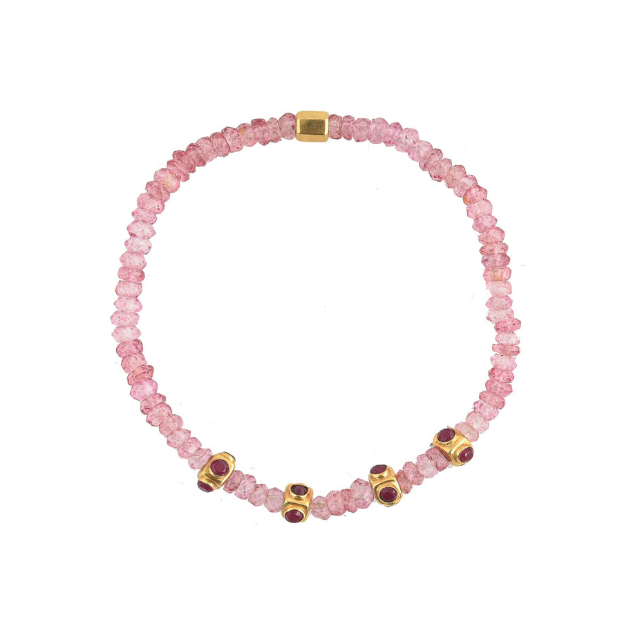 Edelstenen Armband Rozenkwarts