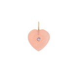 Edelstenen Hart Bedel Roze Jade