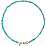 Edelstenen Ketting Met Slot_aqua