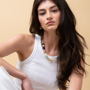 Edelstenen Ketting Multi Jade