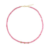 Edelstenen Ketting Roze Toermalijn