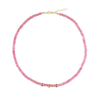 Edelstenen Ketting Roze Toermalijn