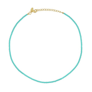 Edelstenen Ketting Turquoise Rond