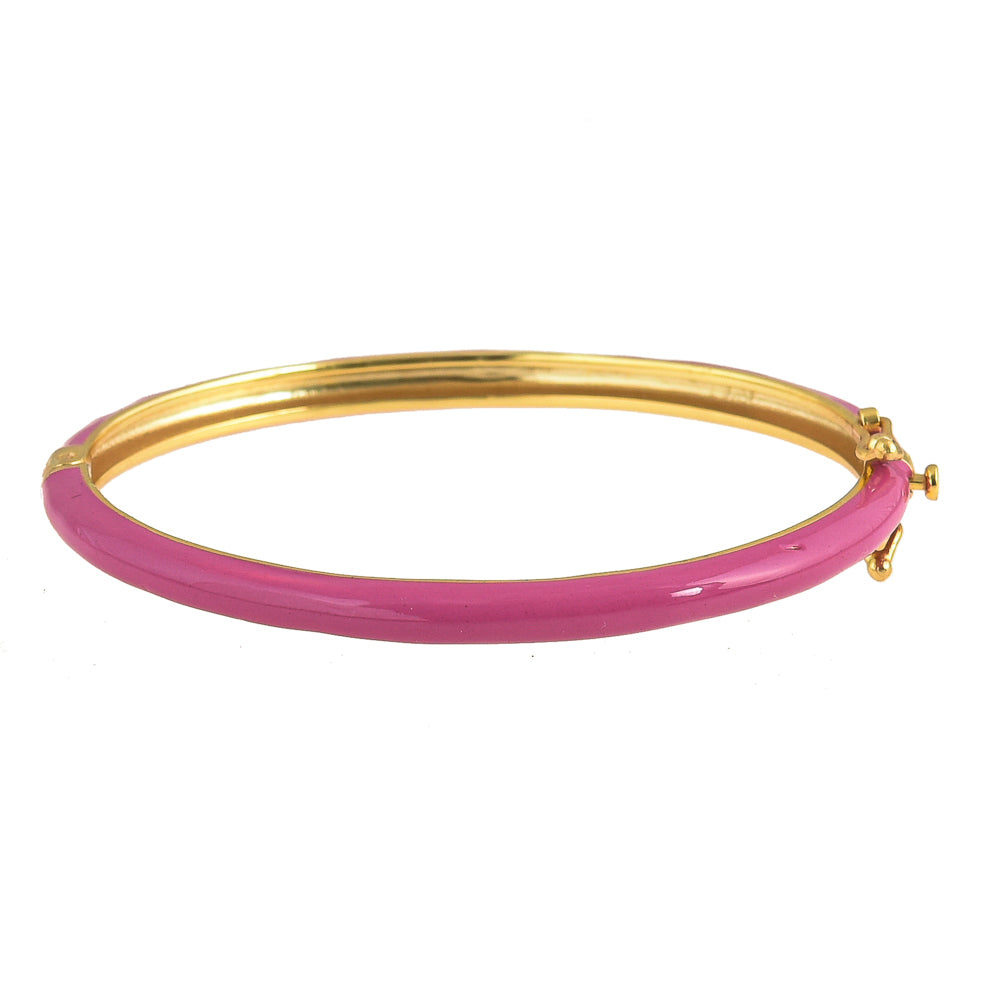 Emaille Bangle fuchsia