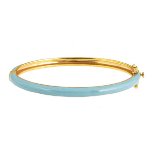 Emaille Bangle lichtblauw