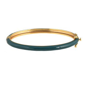 Emaille Bangle teal