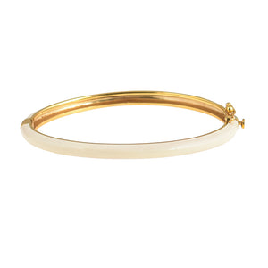 Emaille Gebrokenwitte Bangle