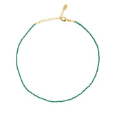 Fijne groene onyx edelsteen ketting