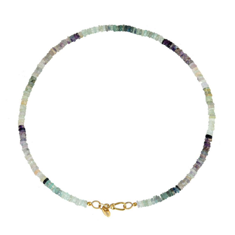 Fluoriet Edelstenen Ketting
