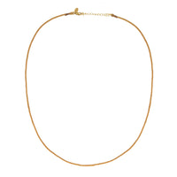 Geel Koordje Met Goudkleurig Slot